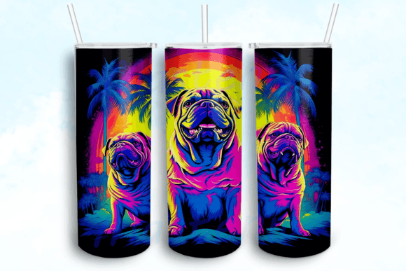 Bulldogs 20 Oz Skinny Tumbler PNG Graphics for Crafts