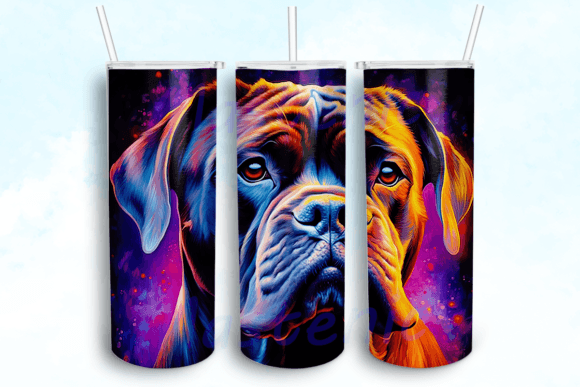 Corso Dog Tumbler Sublimation Design: Graphics for Crafts