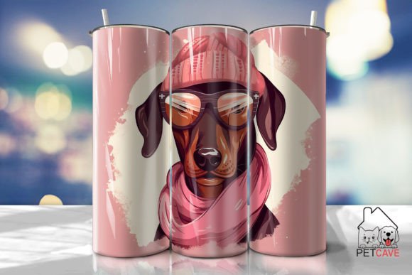 Doberman Pinscher Dog Tumbler Wrap: Graphics for Crafts & Branding