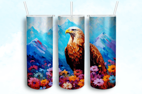 Eagle 20 Oz Skinny Tumbler Sublimation: Graphics for Crafts