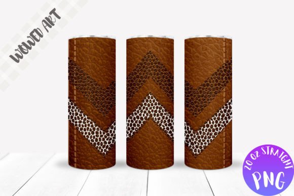 Leather Texture Tumbler Wrap: Graphics for Crafts & Branding
